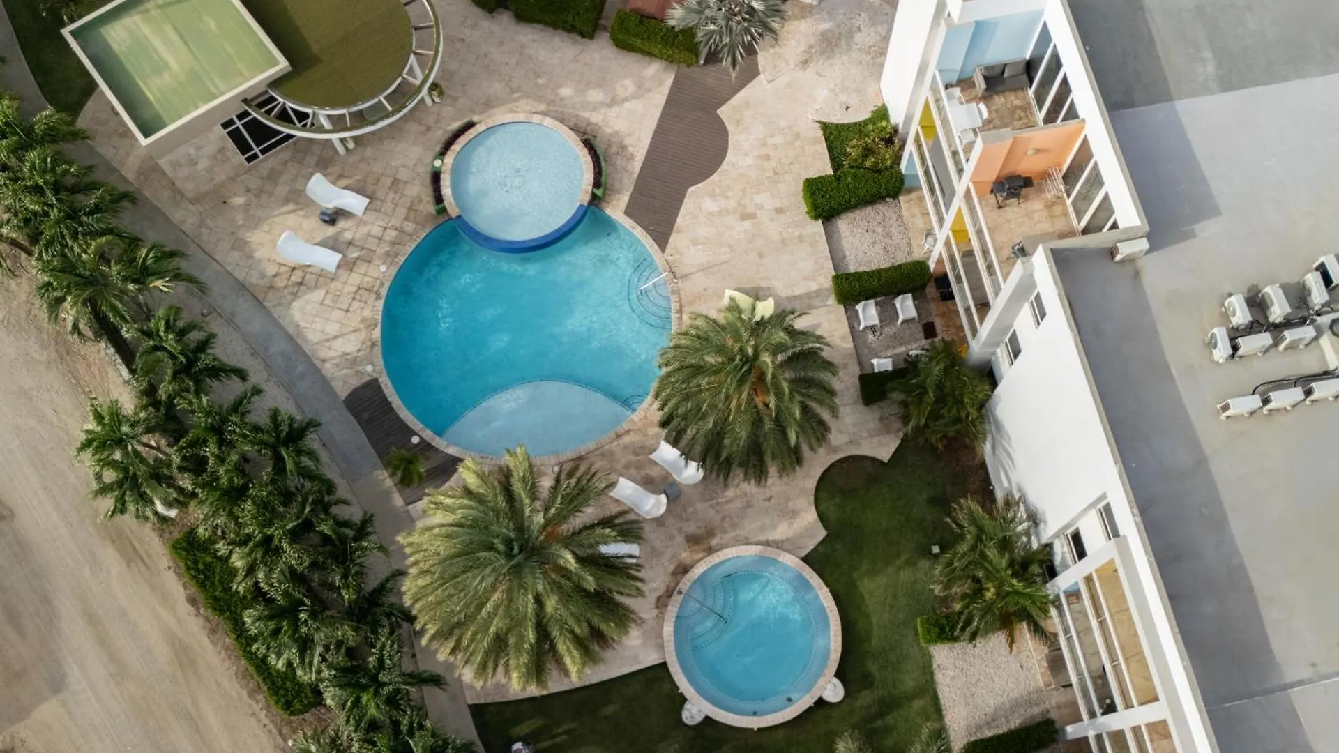 公寓 Modern Ground Level Condo, 2 Bedrooms, Direct Pool Access 棕榈滩 阿鲁巴岛